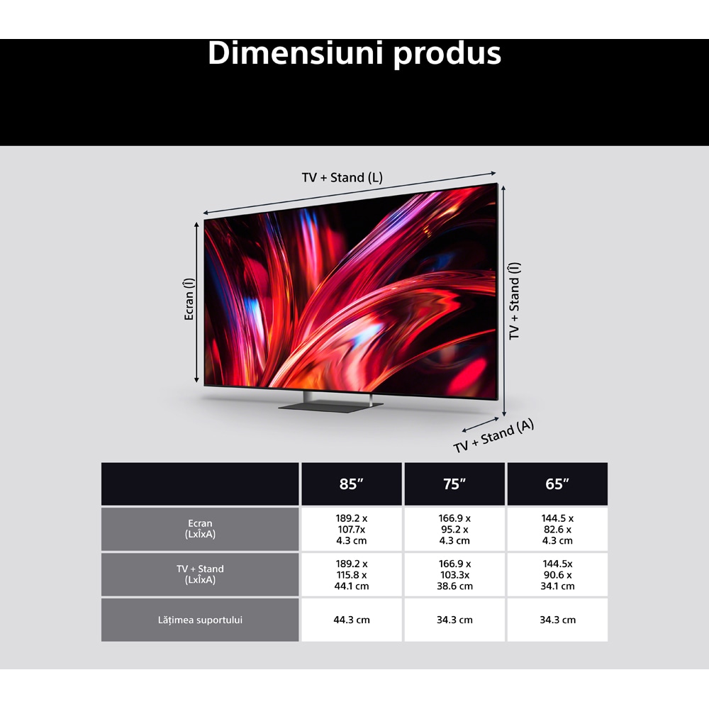 Televizor True RGB LED SONY BRAVIA 9 II 85XR95M2, Ultra HD 4K, 215cm
