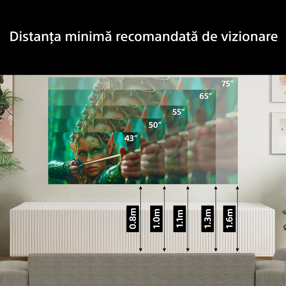 Televizor LED Smart SONY BRAVIA 2 II 65S20M2, Ultra HD 4K, 164cm