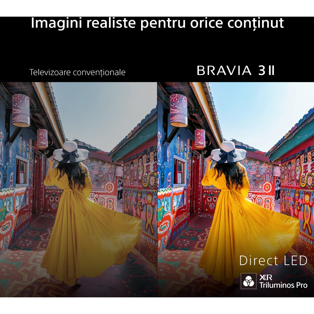 Televizor LED Smart SONY BRAVIA 3 II 65XR39M2, Ultra HD 4K, 164cm