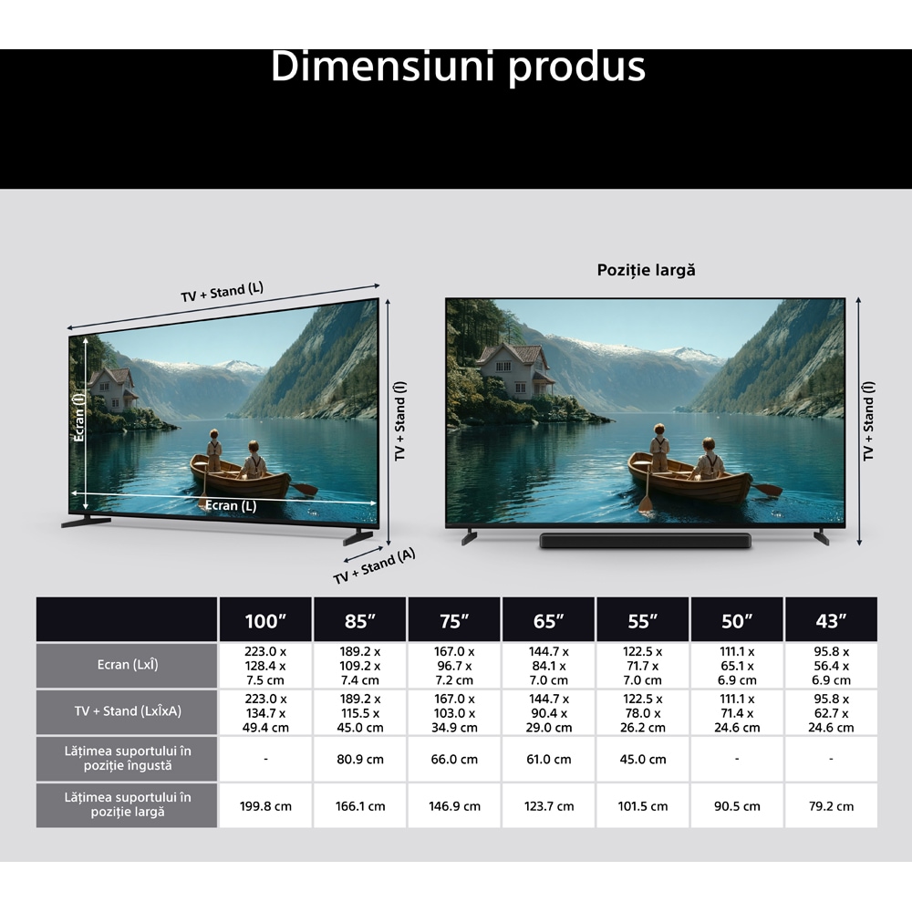 Televizor LED Smart SONY BRAVIA 3 II 65XR39M2, Ultra HD 4K, 164cm