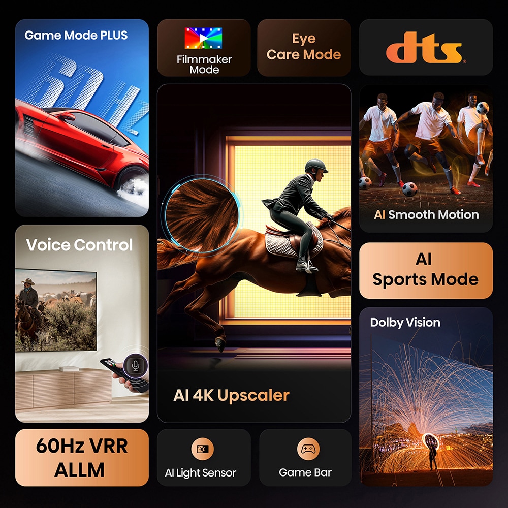 Televizor LED Smart HISENSE 65A6Q, Ultra HD 4k, 164cm