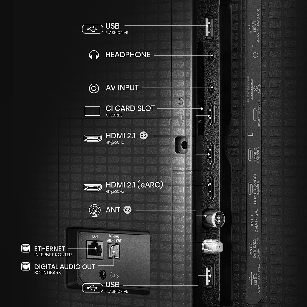 Televizor QLED Smart HISENSE 65A7Q, Ultra HD 4k, 164cm