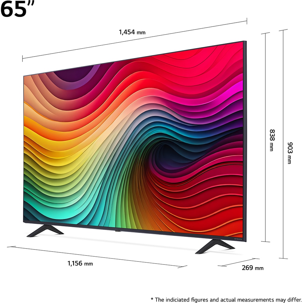 Televizor NanoCell Smart LG 65NANO81T3A, Ultra HD 4K, HDR, 164cm