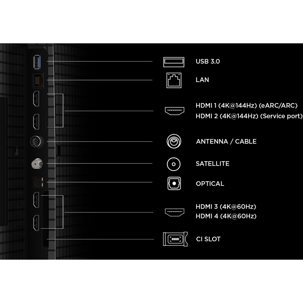 Televizor QLED Smart TCL 65P89L, Ultra HD 4K, 164cm