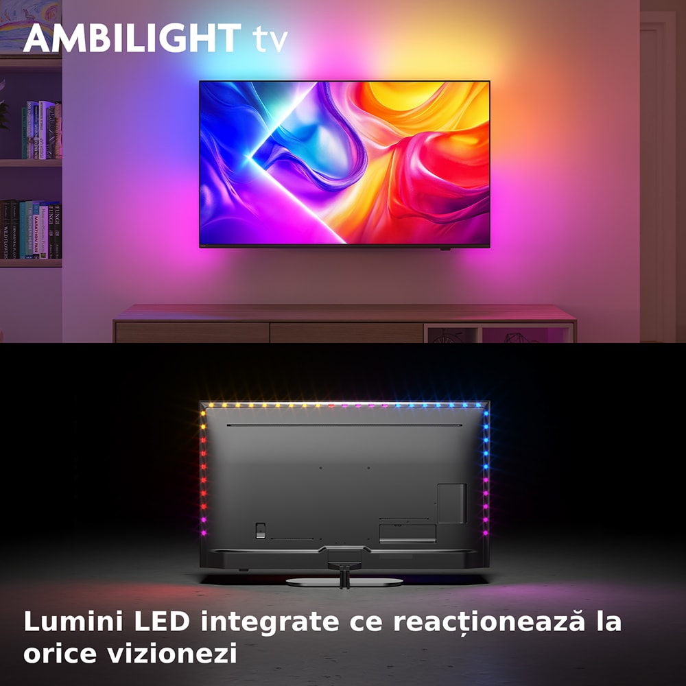Televizor QLED Smart PHILIPS 65PUS9010, Ultra HD 4K, HDR10+, 164cm