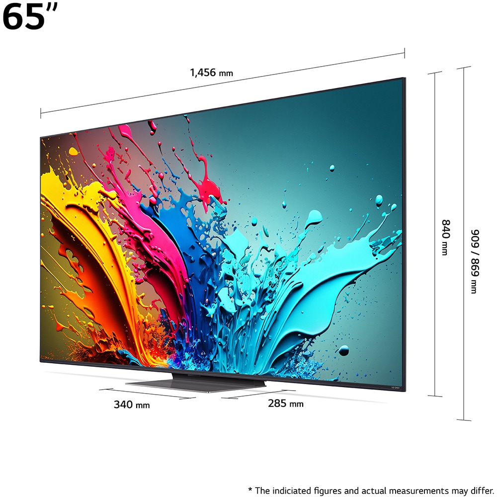 Televizor QNED Smart LG 65QNED86T3A, Ultra HD 4K, HDR, 164cm