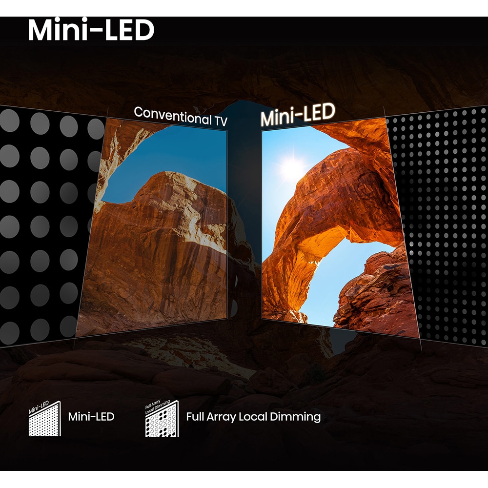 Televizor Mini-LED ULED Smart HISENSE 65U7Q, Ultra HD 4K,164cm