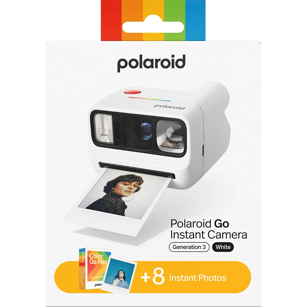 Aparat foto instant POLAROID Go Generation 3 Film Bundle, alb