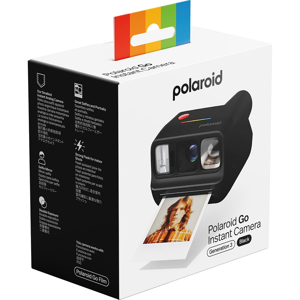 Aparat foto instant POLAROID Go Generation 3, negru