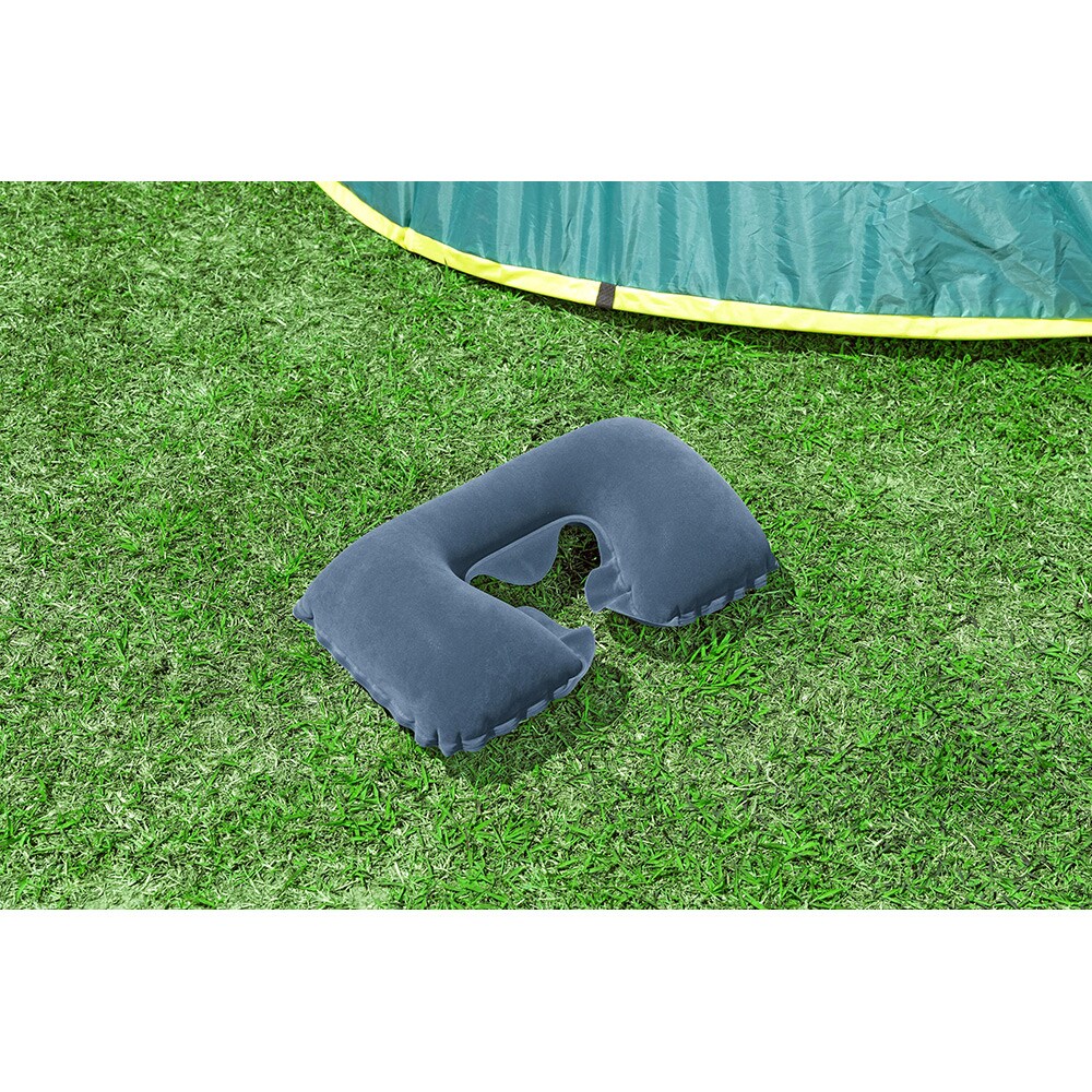 Perna gonflabila de calatorie BESYWAY, pentru gat, 37 x 24 x 10 cm, vinil, asortate