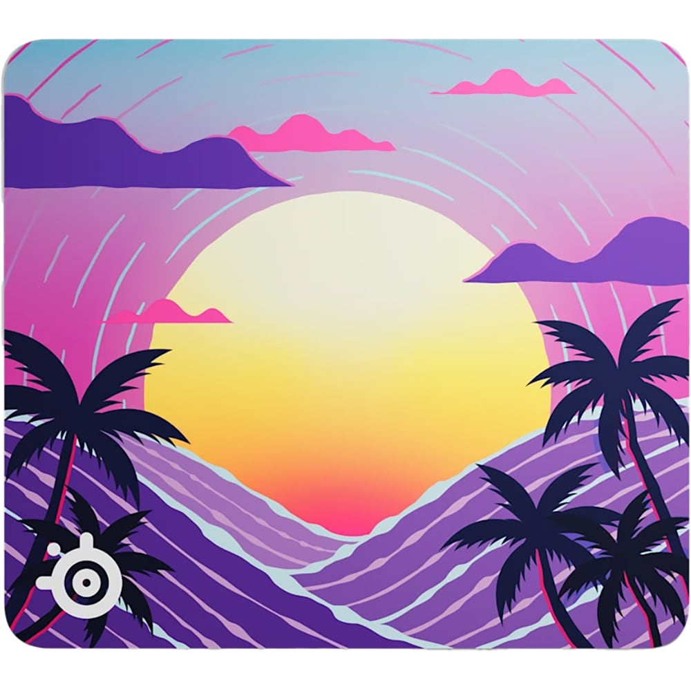 Mouse Pad Gaming STEELSERIES QcK Large, Neon Sunset