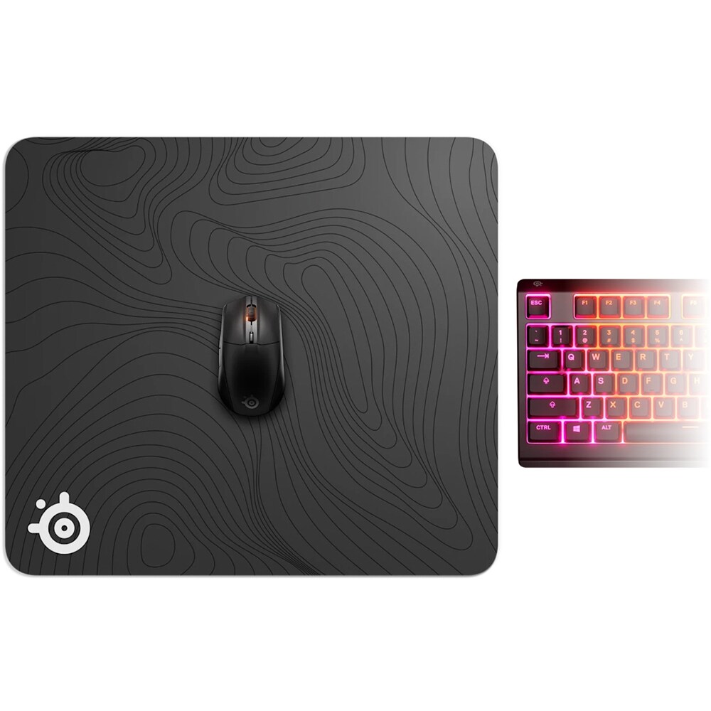 Mouse Pad Gaming STEELSERIES QcK Large, Topographic