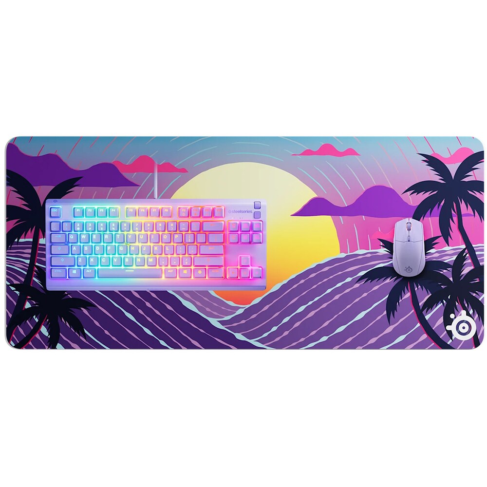 Mouse Pad Gaming STEELSERIES QcK XXL, Neon Sunset