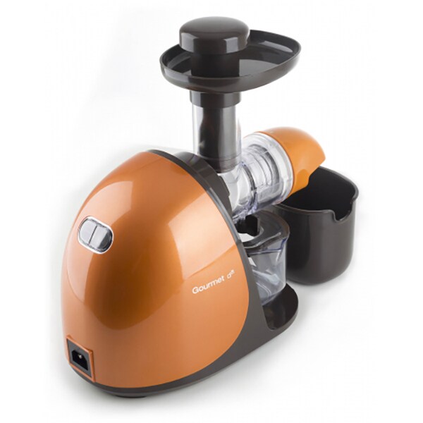 Storcator fructe si legume G21 Gourmet 6008120, 0.9l, 150W, 1 treapta viteza, portocaliu - maro 