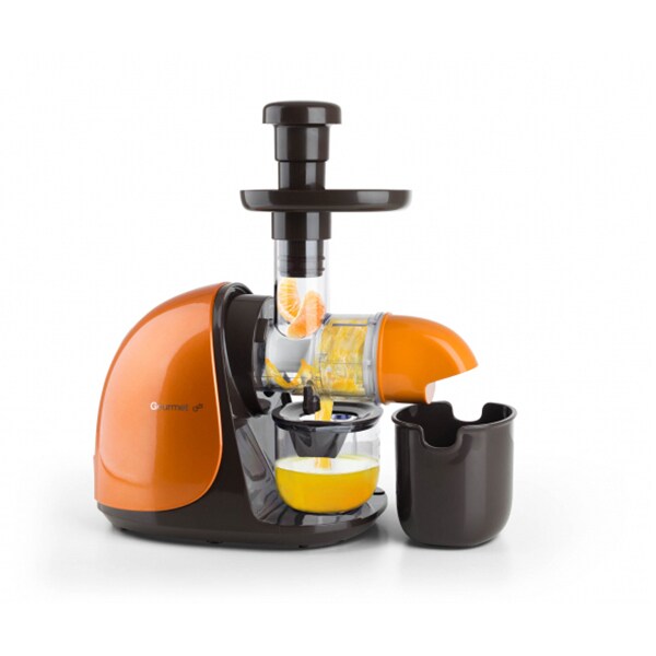 Storcator fructe si legume G21 Gourmet 6008120, 0.9l, 150W, 1 treapta viteza, portocaliu - maro 