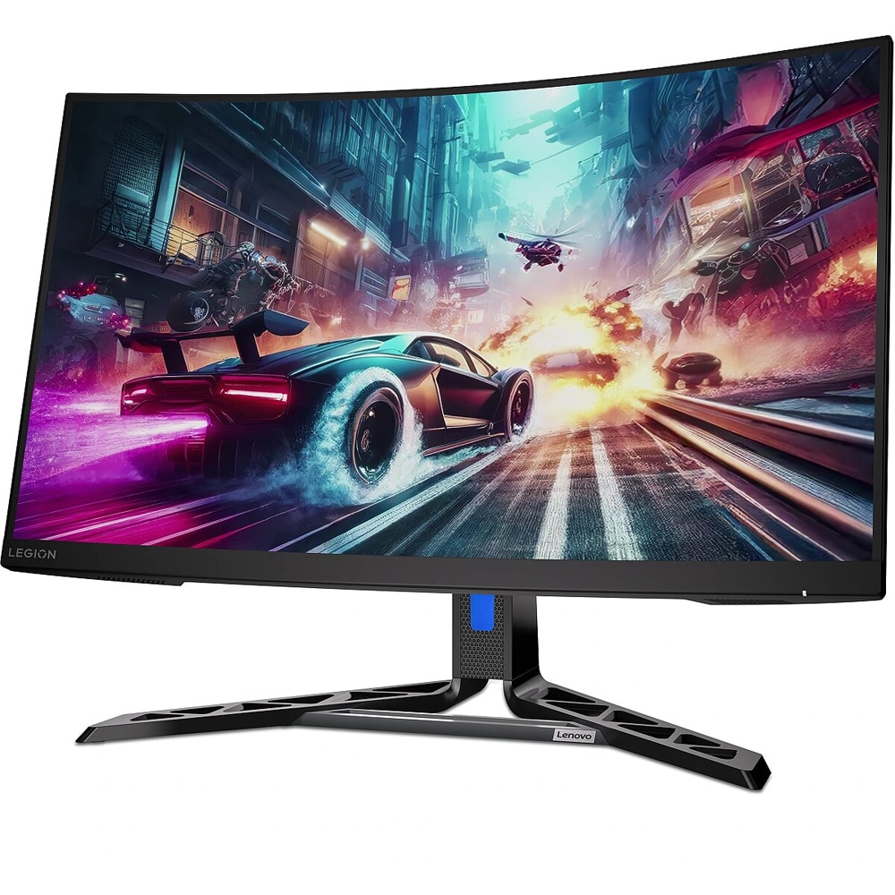 Monitor gaming curbat WLED VA LENOVO Legion R32qc-30, 31.5", QHD, 180Hz, AMD FreeSync, Adaptive Sync, boxe, negru