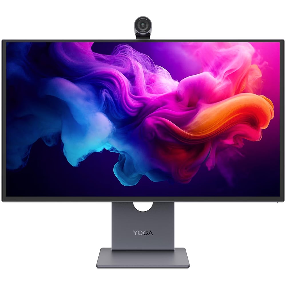 Monitor QD-OLED LENOVO Yoga Pro 27UD-10, 26.5", 4K UHD, 120Hz, AMD FreeSync Premium Pro, HDR400, webcam, boxe, gri