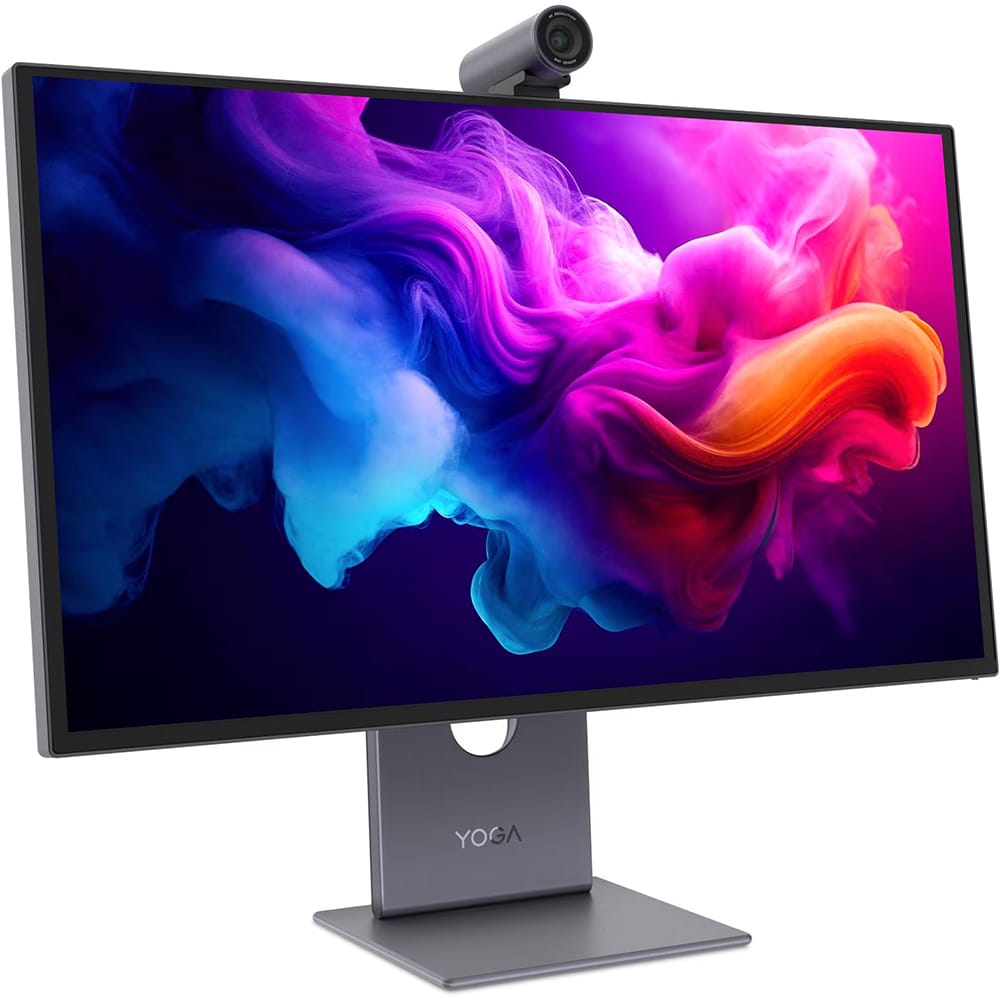 Monitor QD-OLED LENOVO Yoga Pro 27UD-10, 26.5", 4K UHD, 120Hz, AMD FreeSync Premium Pro, HDR400, webcam, boxe, gri