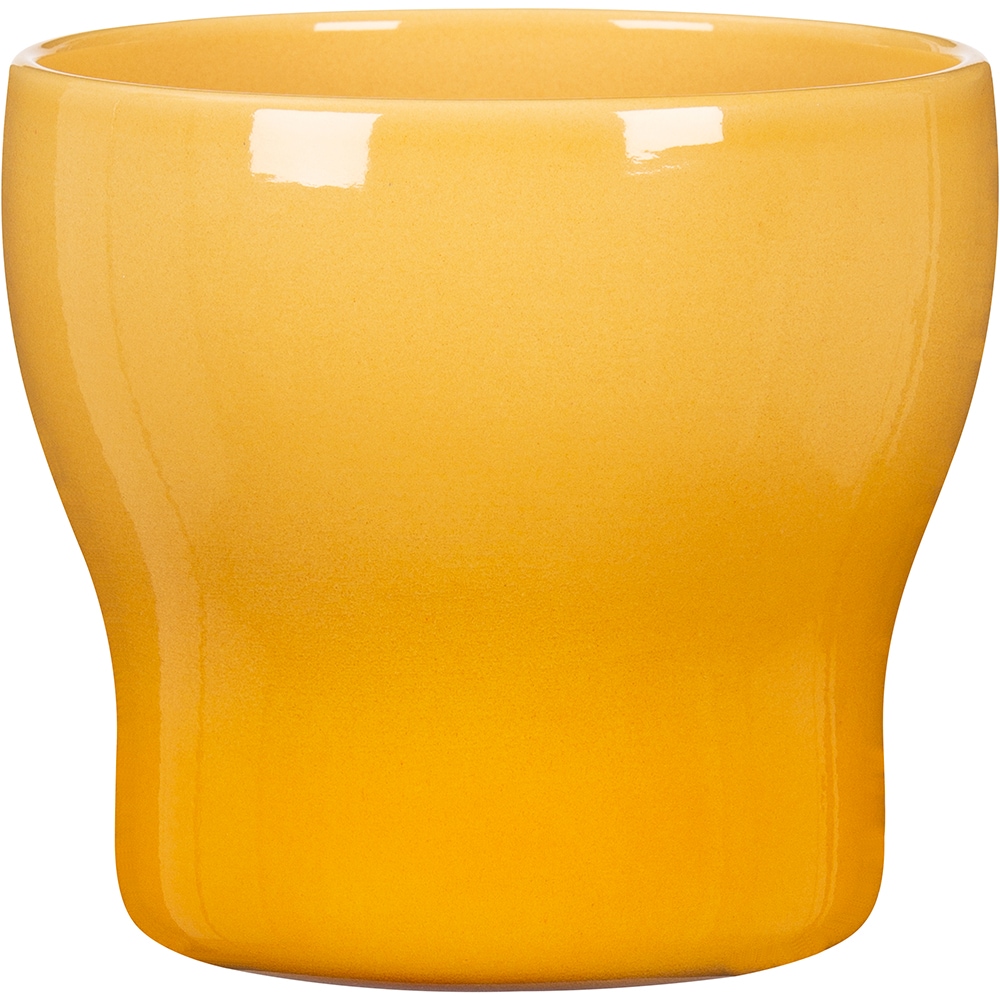 Ghiveci flori SCHEURICH, ceramica, D 13 cm, galben