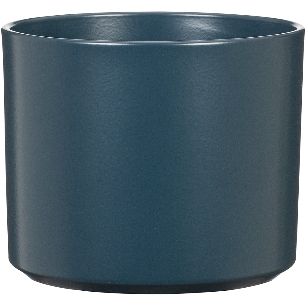 Ghiveci flori SCHEURICH, ceramica, D 14 cm, albastru inchis