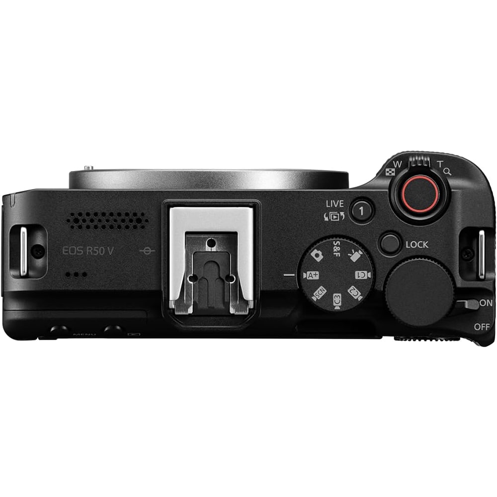 Aparat foto Mirrorless CANON EOS R50 V, 24.2MP, 4K, Wi-Fi, negru, Obiectiv S14-30