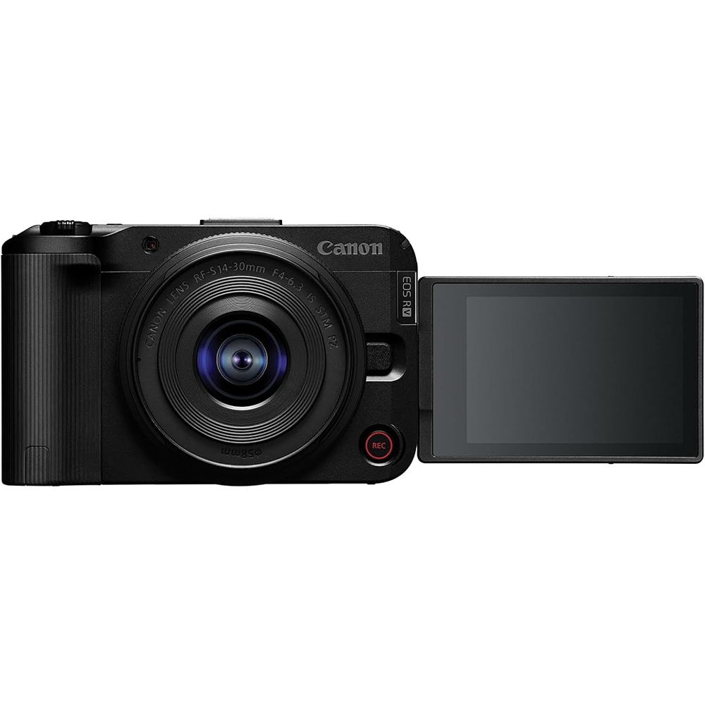 Aparat foto Mirrorless CANON EOS R50 V, 24.2MP, 4K, Wi-Fi, negru, Obiectiv S14-30