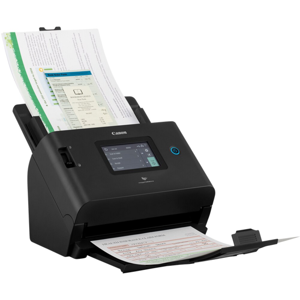 Scanner CANON imageFORMULA DR-S350NW, A4, USB, Retea, Wi-Fi, negru