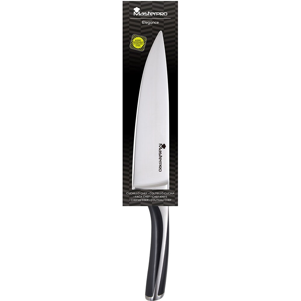 Cutit Chef MASTERPRO Elegance, 20cm, inox, negru
