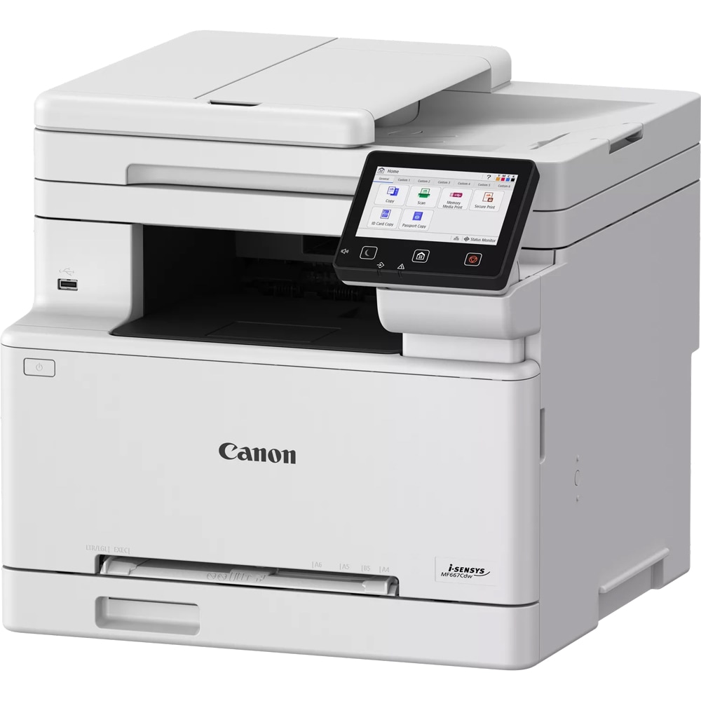 Multifunctional laser color CANON I-SENSYS MF667CDW, A4, USB, Retea, Wi-Fi, Fax