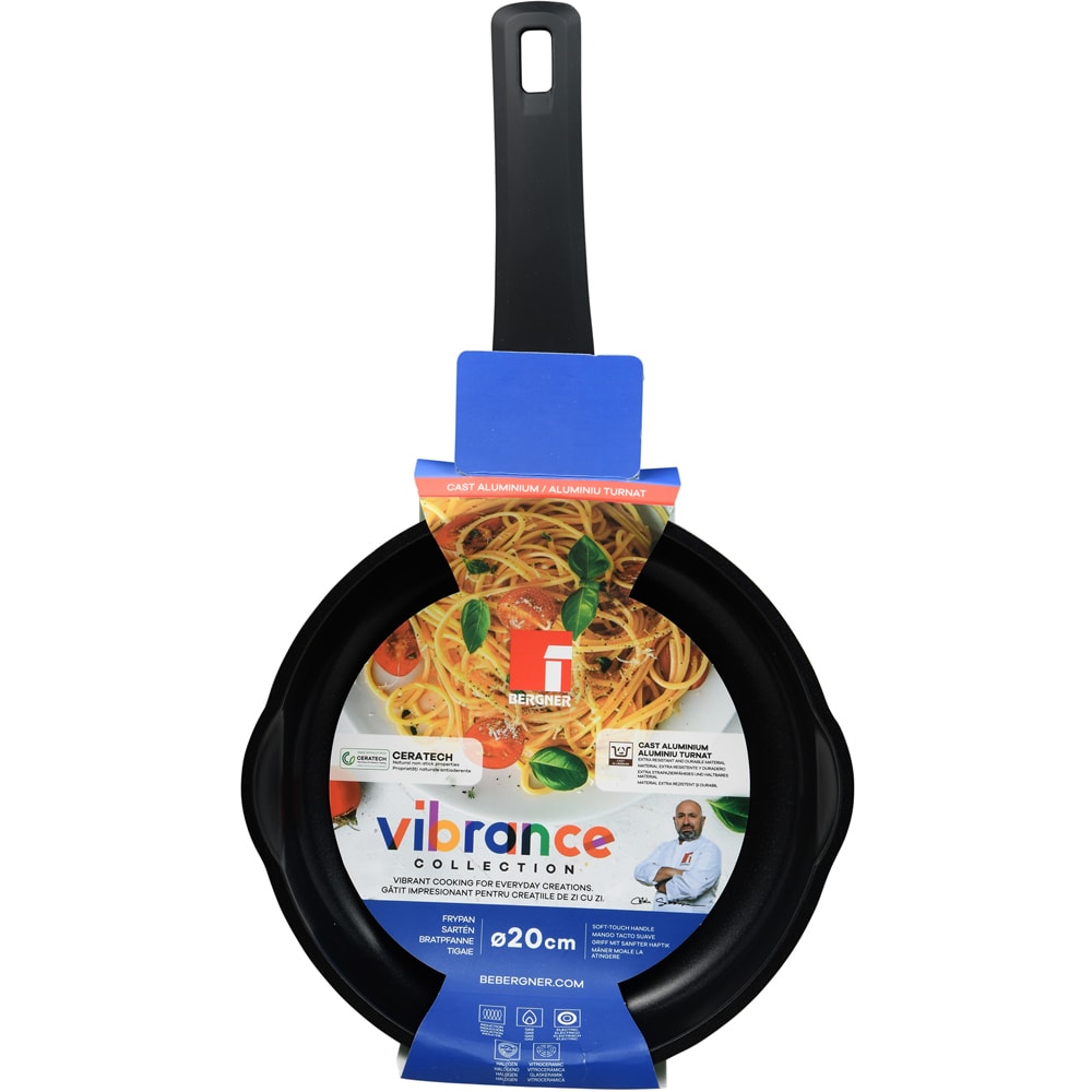 Tigaie BERGNER Vibrance BG-57268-GR-RO, 20cm, aluminiu, verde