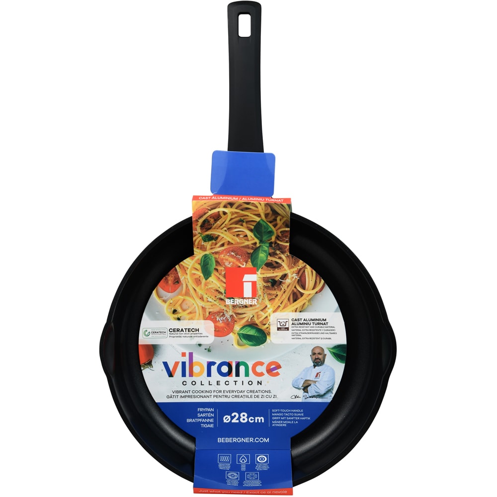 Tigaie BERGNER Vibrance BG-57270-GR-RO, 28cm, aluminiu, verde