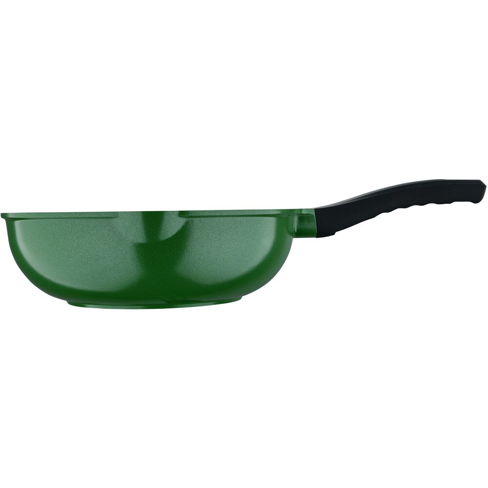 Tigaie wok BERGNER Vibrance BG-57273-GR-RO, 30cm, aluminiu, verde