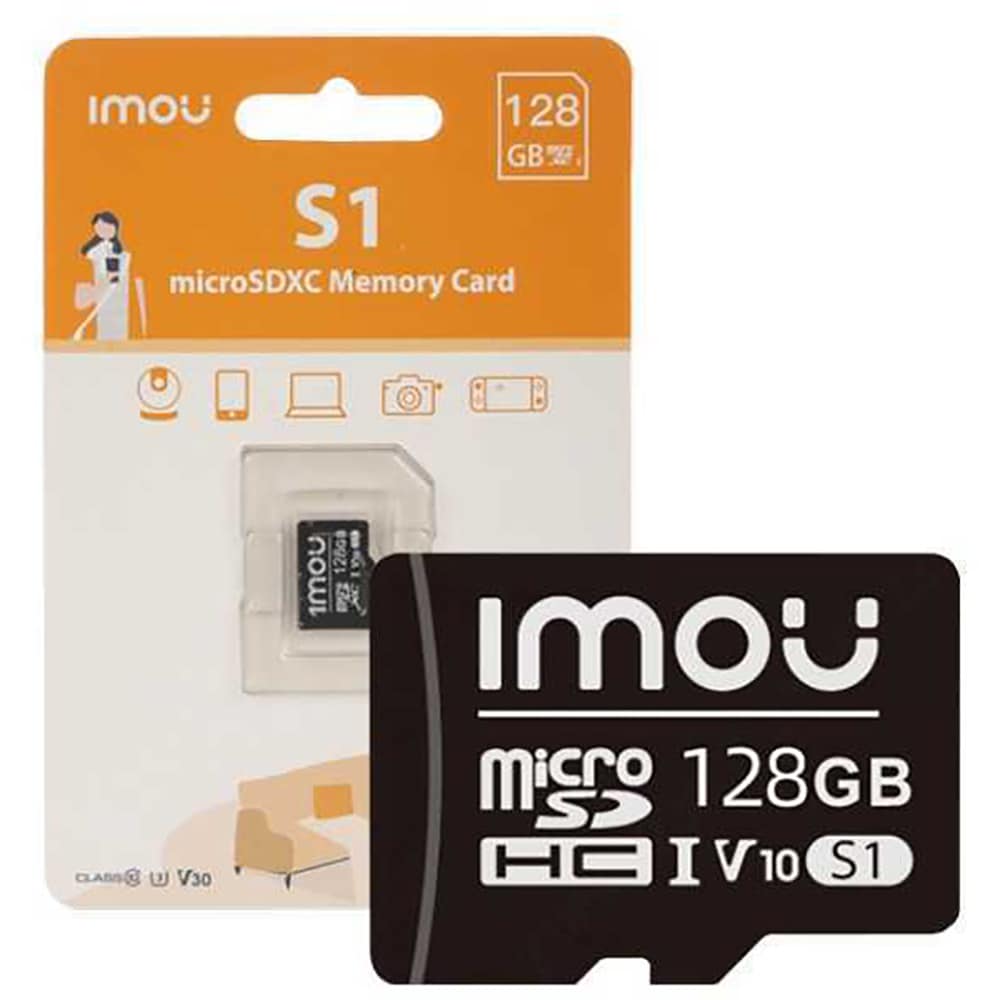 Card de memorie IMOU MicroSD, 128GB, 90MB/s, UHS-I