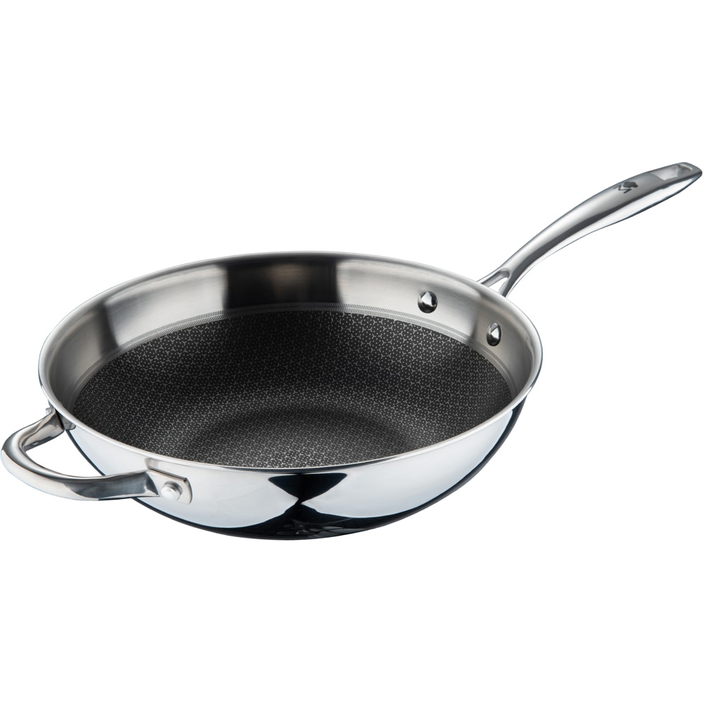Tigaie Wok MASTERPRO Hi-Tech, 28cm, inox, argintiu