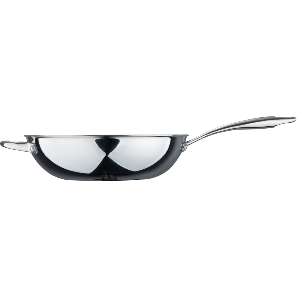 Tigaie Wok MASTERPRO Hi-Tech, 28cm, inox, argintiu