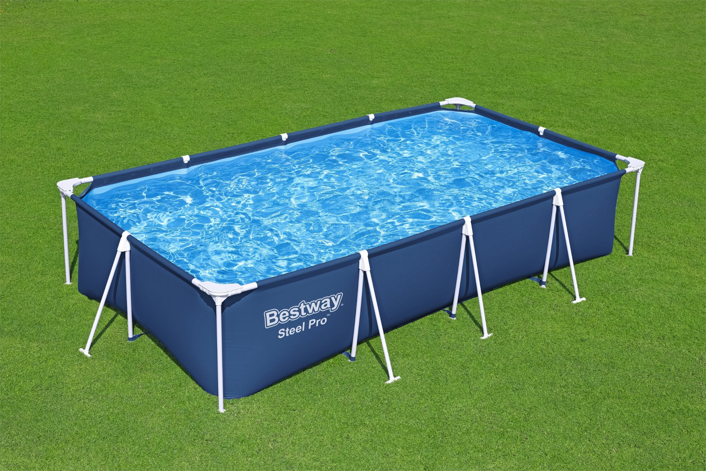 Piscina BESTWAY, 400 x 211 x 81 cm, albastru