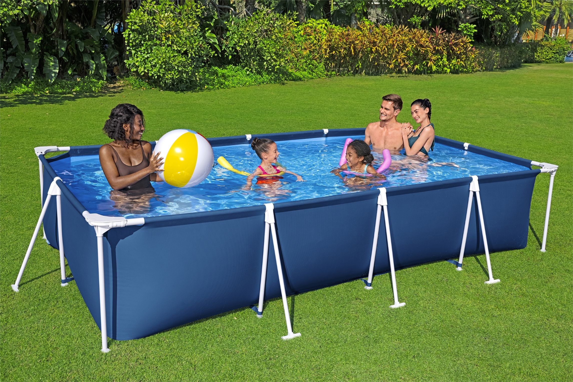 Piscina BESTWAY, 400 x 211 x 81 cm, albastru