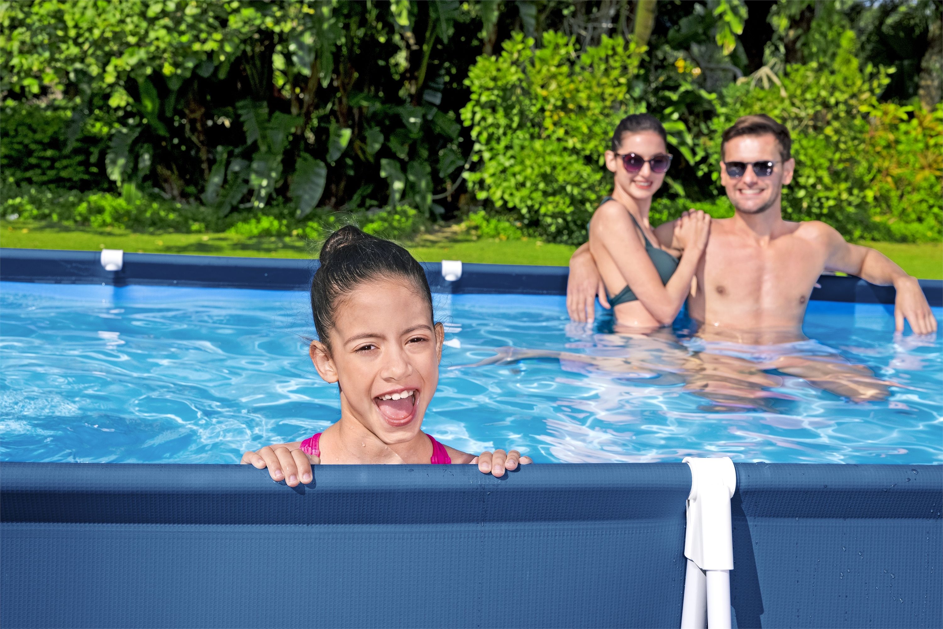 Piscina BESTWAY, 400 x 211 x 81 cm, albastru