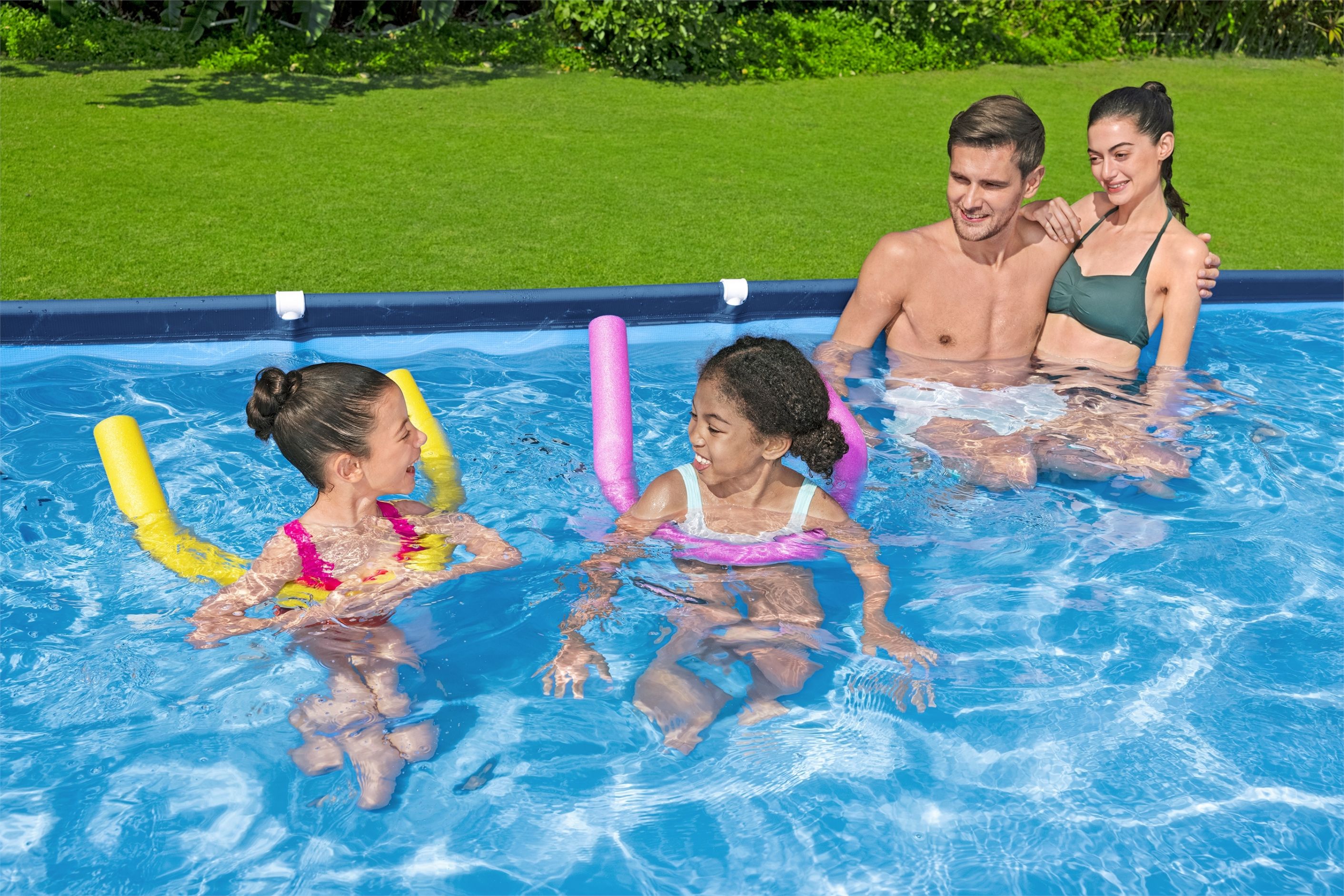 Piscina BESTWAY, 400 x 211 x 81 cm, albastru
