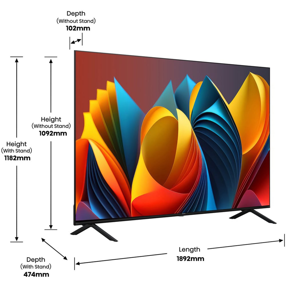 Televizor QLED Smart HISENSE 85E7NQ, Ultra HD 4K, HDR, 215cm