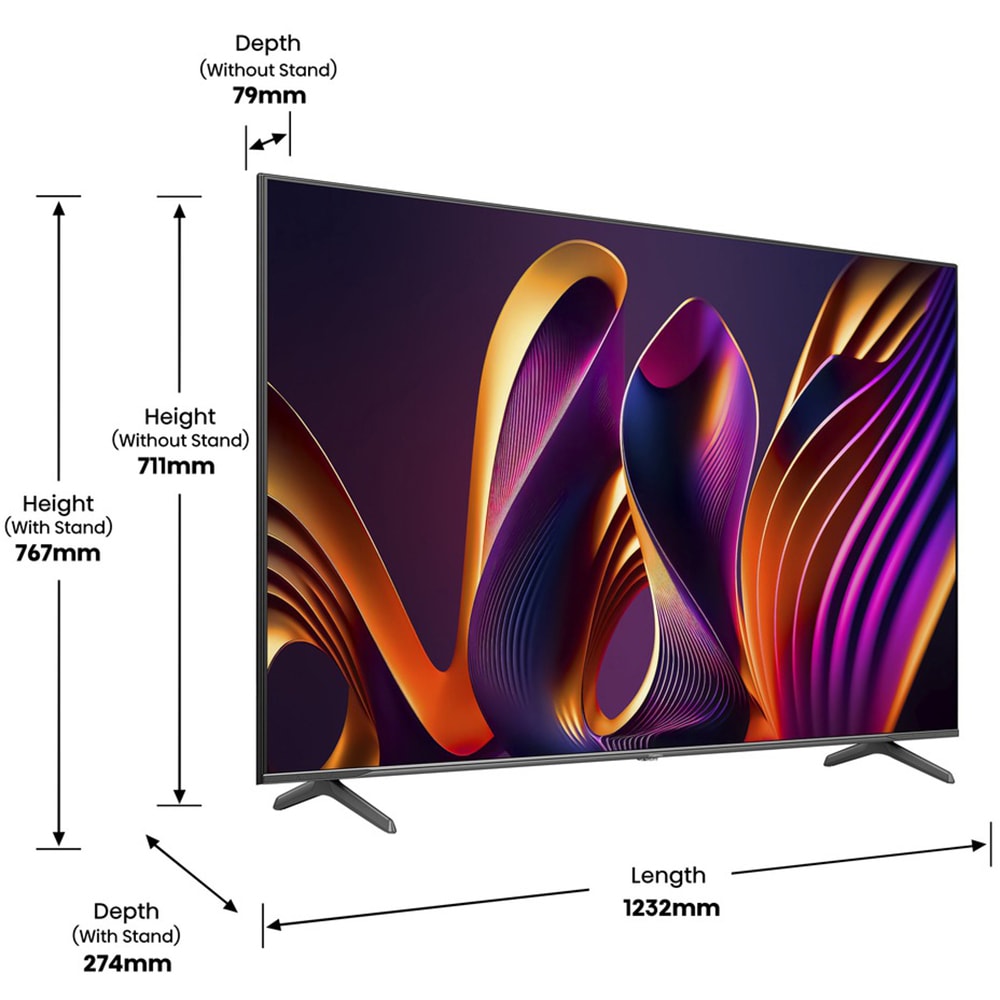 Televizor QLED Smart HISENSE 55E7NQ Pro, Ultra HD 4K, HDR, 139cm