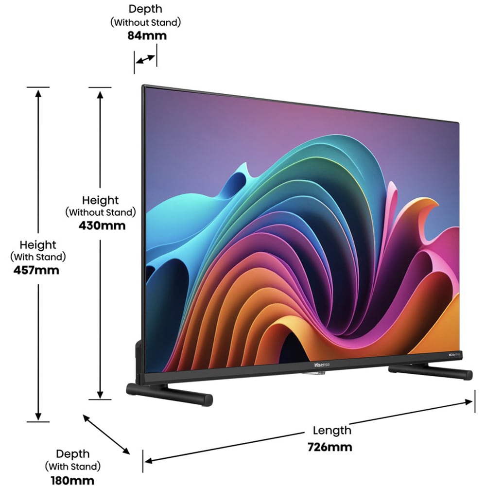 Televizor QLED Smart HISENSE 32A5NQ, Full HD, HDR, 80cm
