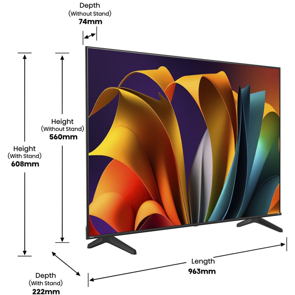 Televizor LED Smart HISENSE 43A6N, Ultra HD 4K, HDR, 108cm