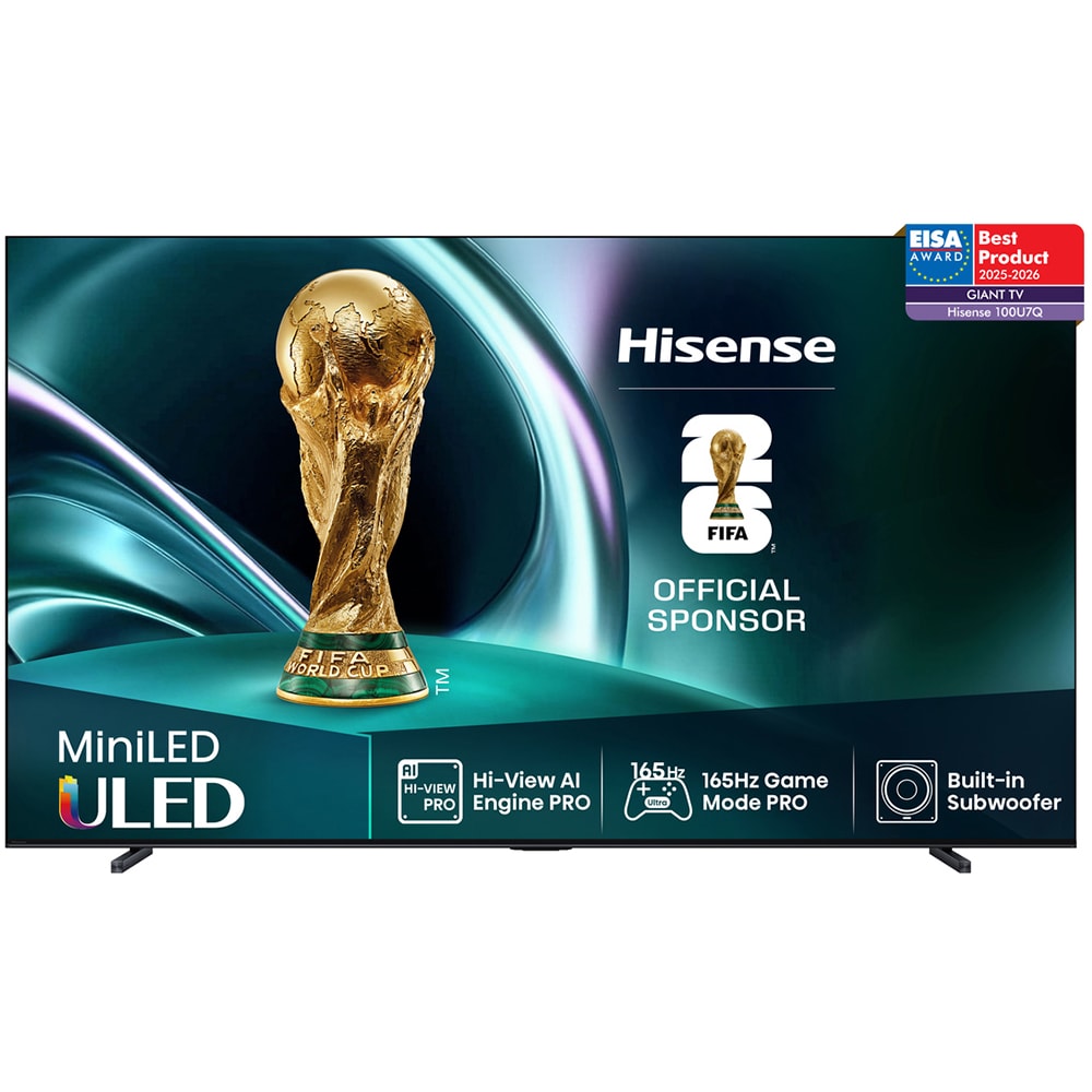 Televizor Mini-LED ULED Smart HISENSE 100U7Q, Ultra HD 4K, 253cm