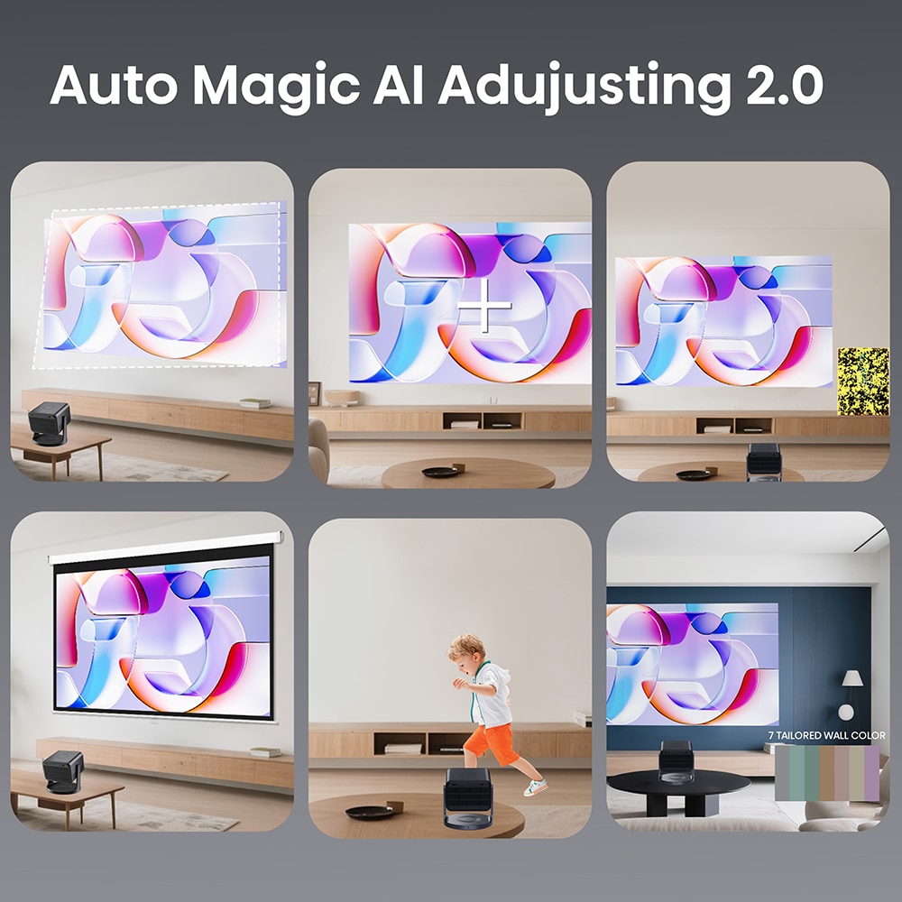 Mini Proiector Smart HISENSE C3, Ultra HD 4K, HDR10+, 165-762cm