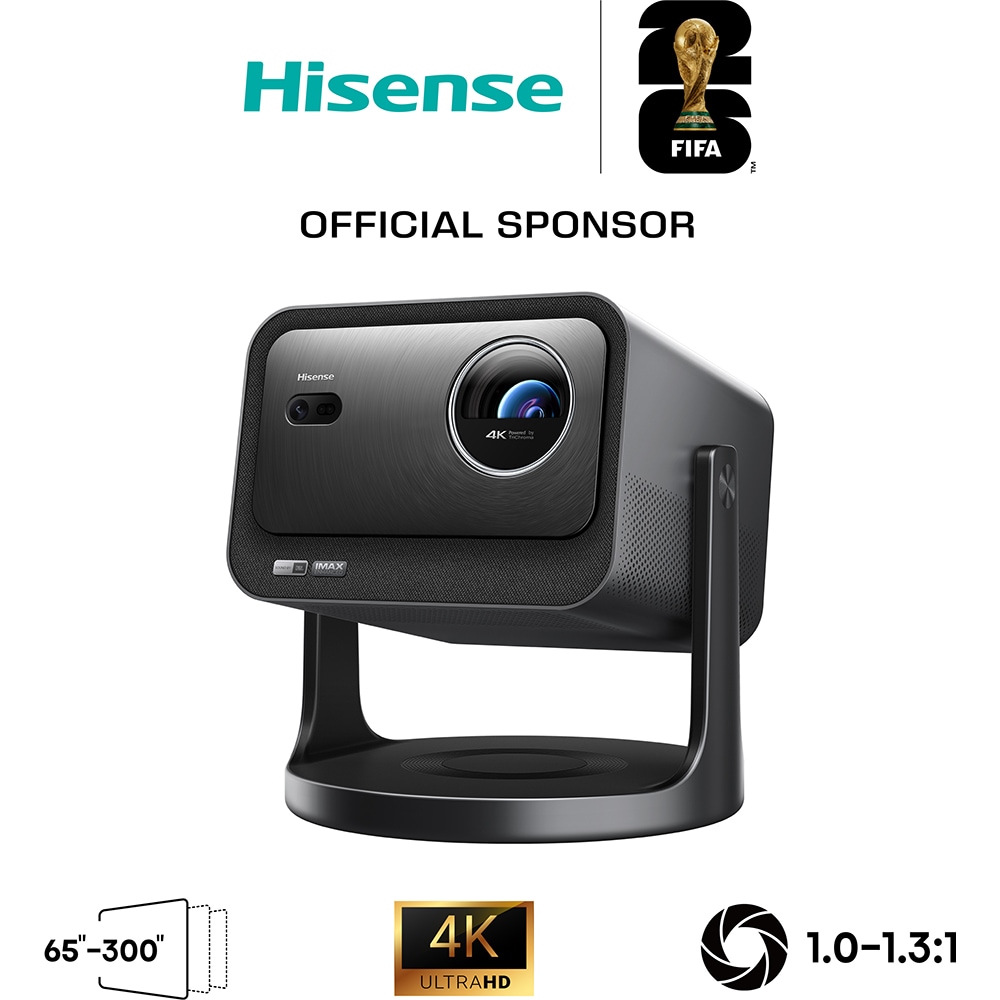Mini Proiector Smart HISENSE C3, Ultra HD 4K, HDR10+, 165-762cm