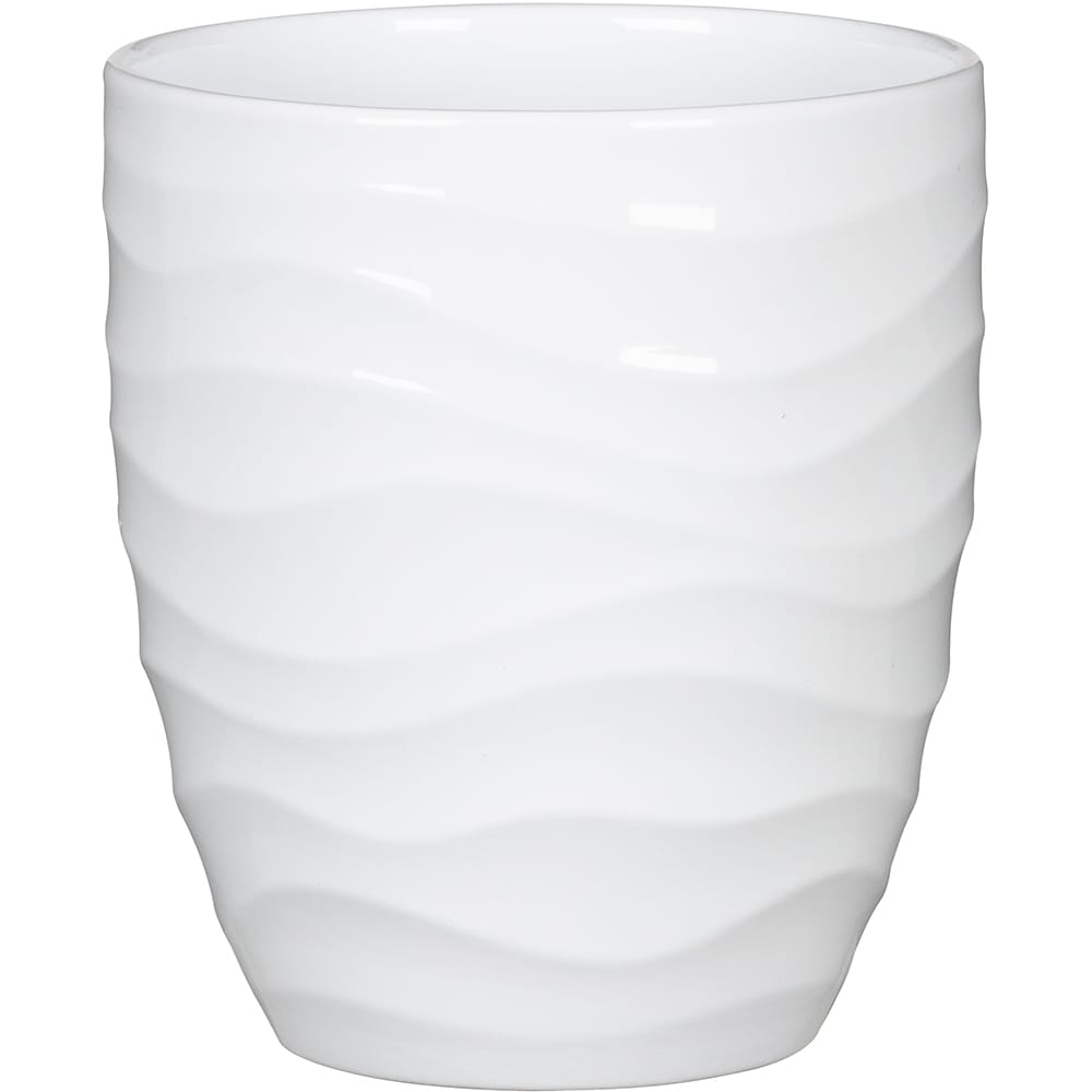 Ghiveci flori SCHEURICH, ceramica, D 15 cm, alb