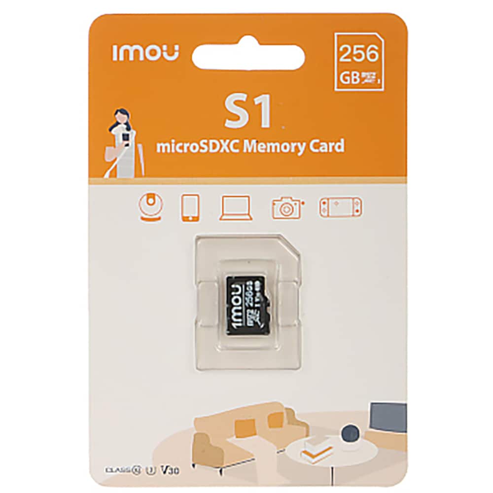 Card de memorie IMOU MicroSD, 256GB, 90MB/s, UHS-I