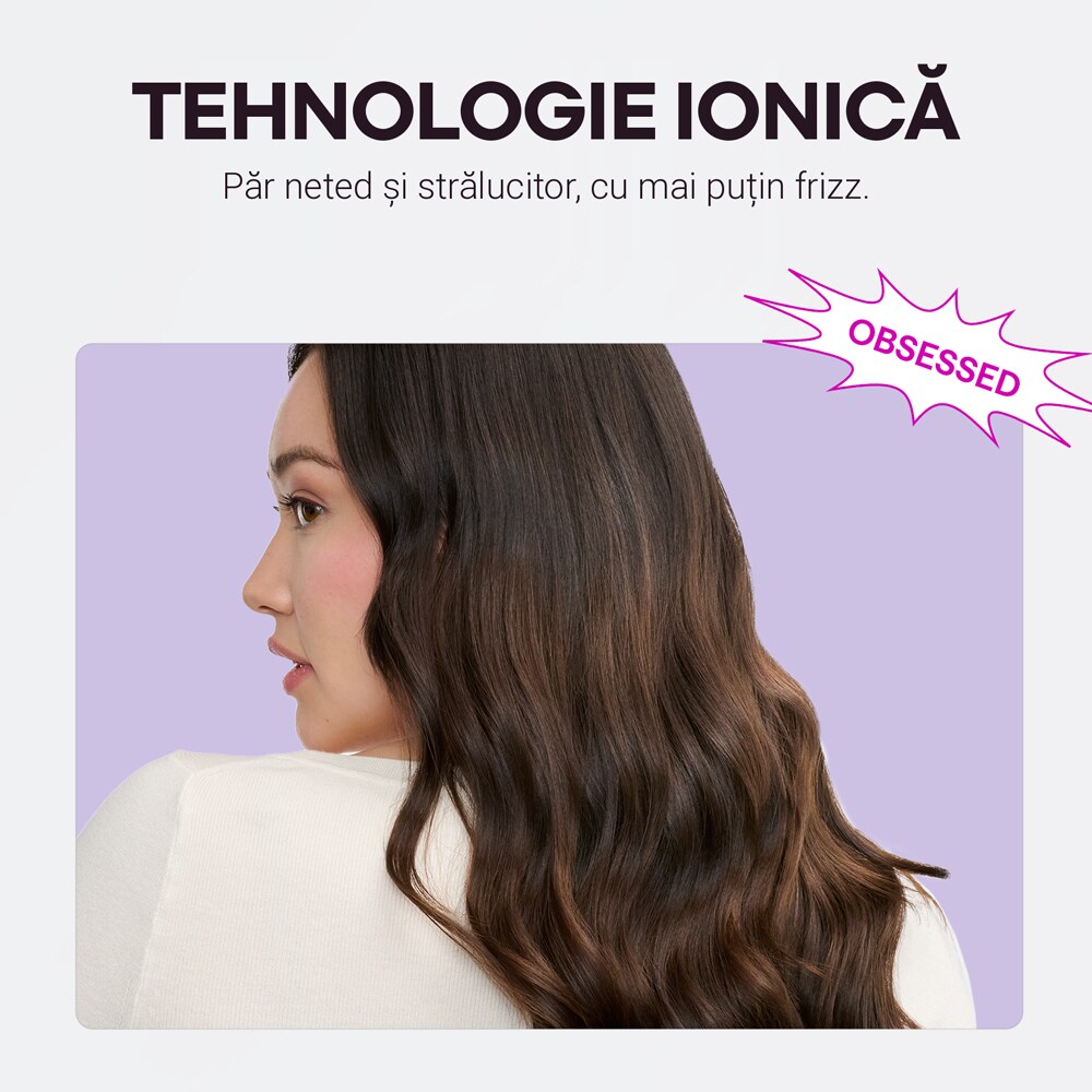Uscator de parWAVYTALK Blown Away 5967, 2200W, 2 viteze, roz-auriu