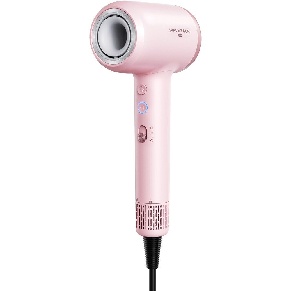 Uscator de par WAVYTALK Turblow Pro D10, 1600W, 3 viteze, roz